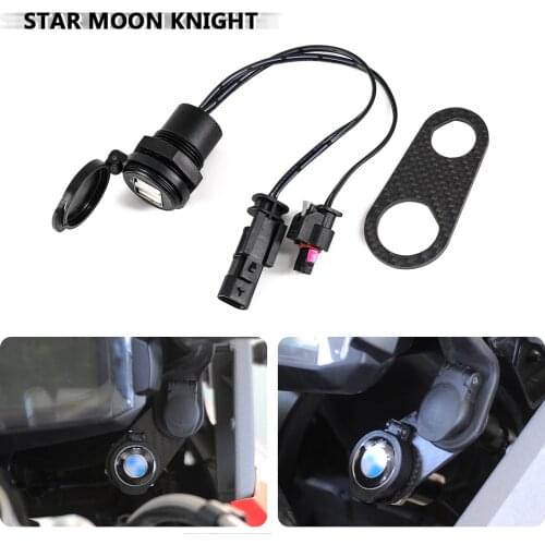For BMW R1200GS R1200RT R1250GS ADV LC Motorcycle Dual USB Charger Power Adapter Cigarette Lighter Socket waterproof Plug Socket