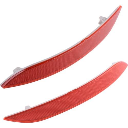 1 Pair Car Rear Bumper Reflector Light Lamp Cover Housing Fit For BMW X1 E84 2009 2010 2011 2012 2013 2014 2015 Accessories