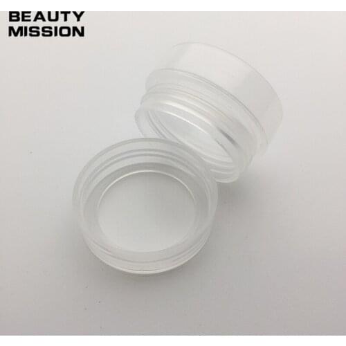 100pcs X 3g Clear PP Hand cream Jar Empty cosmetics container,small round plastic box,Empty hand cream Jar,3cc Eye Cream jar