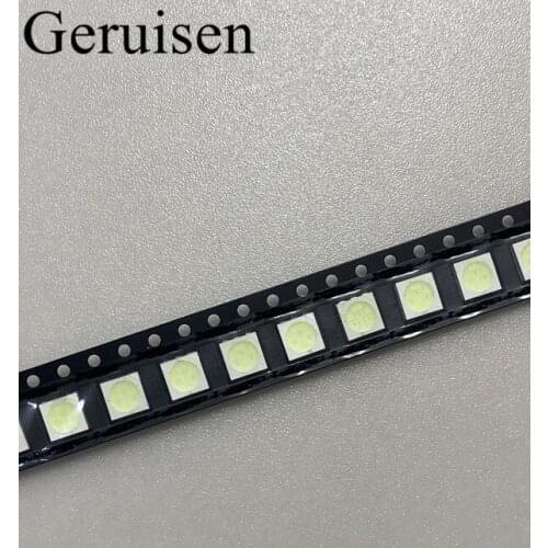 200PCS/LOT 5050 ice blue smd led Plcc-6 smd 5050 led Diode ice blue water clear blue led 5.0*5.0*1.9mm