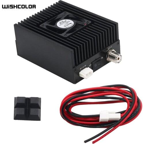 2020 80W DMR DPM RP25 C4FM UHF 400-470MHZ Ham Radio Power Amplifier Interphone