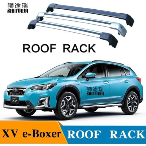 SHITURUI 2Pcs Roof bars For SUBARU XV e-Boxer SUV 2019+ Aluminum Alloy Side Bars Cross Rails Roof Rack Luggage Carrier
