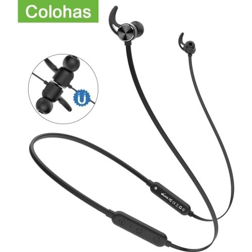 Wireless Bluetooth-compatible Earphones Headest IP5X Waterproof Wireless In-ear Headsets Magnetic Heads Sports Wireless Headset
