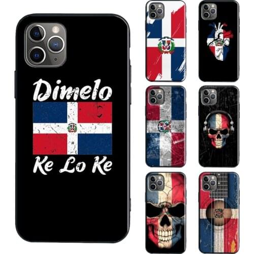 Flag of Dominican Republic TPU Case For iPhone XR X XS Max SE 2020 6S 7 8 Plus 12 Pro mini 11 Pro Max Coque Capa