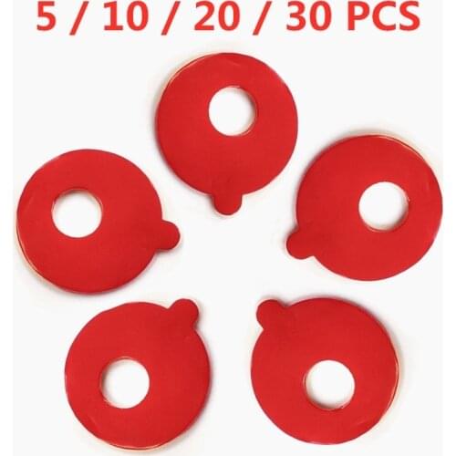 5/10/20/30 Pcs Double Sided Transparent Glue Stickers Self Adhesive Q Word Hollow Gel Pad For Car Front Windshield Rain Sensor