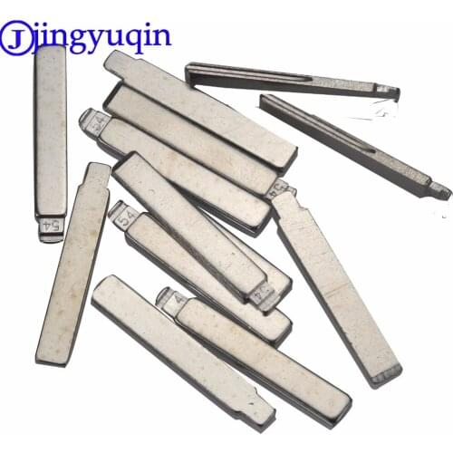 Jingyuqin #54 Blade 10ps/lot Car Replacement Remote Blank Car Key Uncut Blade For Peugeot 307