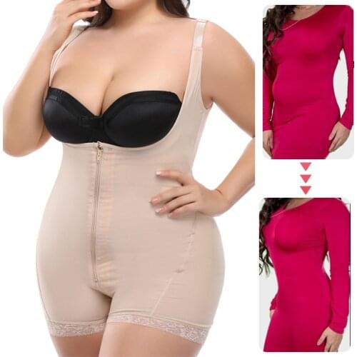 Full Body Shapewear Women Binders and Corset Underbust Slimming Body Shaper Postpartum Recovery Sheath Plus Size Shapewear Belt