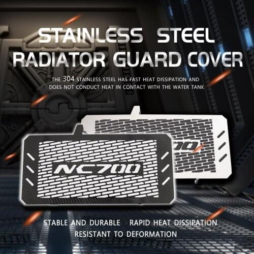 Motorcycle Radiator Guard Grille Oil Cooler Cover For NC700 NC750 X/S NC700S NC700X NC750X NC750S 2012-2019 13 14 15 16 17 18