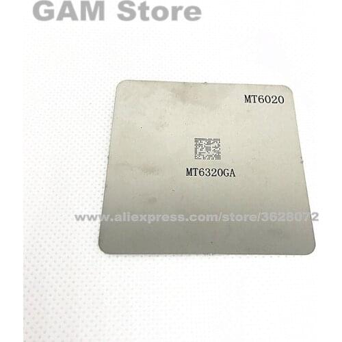MT6320GA BGA Stencil Power IC Reballing Chip Pins Soldering BGA Direct Heating Template Tin Plant Steel Net MT6020