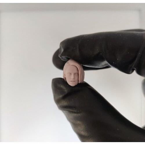 1/18 Scale Open Mouth Jill Valentine Head Sculpt Unpainted Fit 3.75" Figure