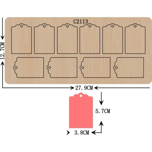 New Card Wooden die Scrapbooking C2113 Cutting Dies