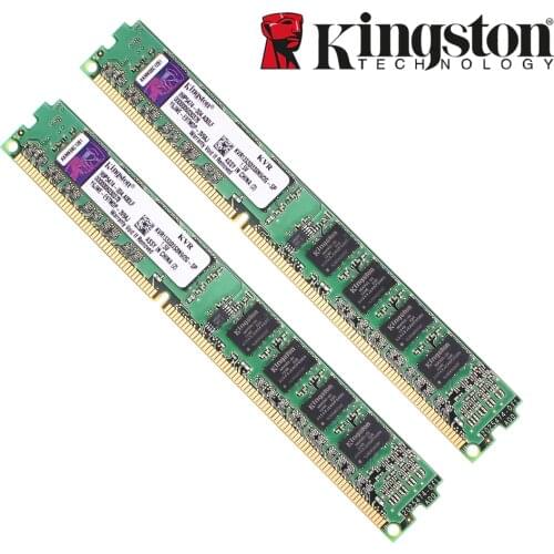 Kingston Original RAM Memory DDR3 2GB PC3-10600 DDR 3 1333MHZ KVR1333D3S8N9/2G For Desktop