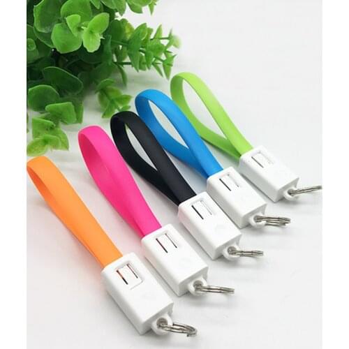 Portable Charging Sync Data Cord Multi-Function USB Cable For Mobilephone Lighting Charger Powerbank Cable KeyChain Accessory