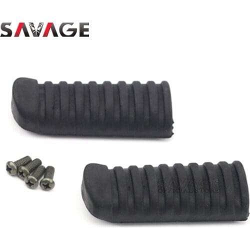 Front Foot Peg Footrest Rubber Cover For KAWASAKI NINJA 400R 650 1000 ER4N ER-6N ER-6F EX400 ER400 ER650 Motorcycle Accessories