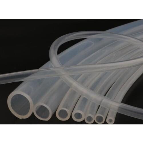 1 Meter Food Grade Silicone Tube 2~21mm Clear Transparent Silicone Hose Flexible Rubber Hose Heat Resistant Drinking Water Pipe