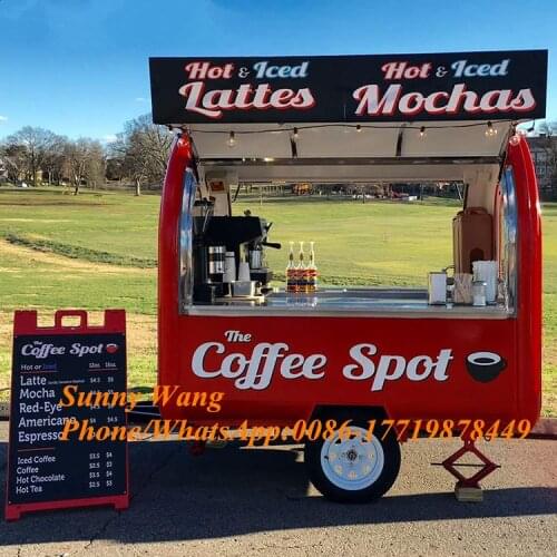 Outdoor mobile multi-functional Dining Car BBQ snack snack cart chinese traction snack dining cart