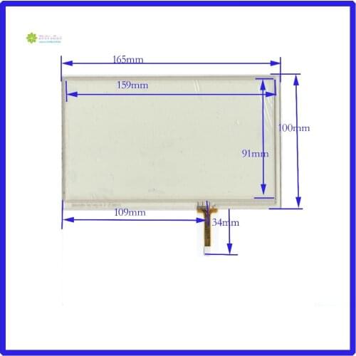 ZhiYuSun Wholesale 3PCS/LOT QUNCHUANG-70S(100*164)-SY-068073 164mm*100mm 7inch 4 lins Touch Screen glass 164*100 for GPS CAR