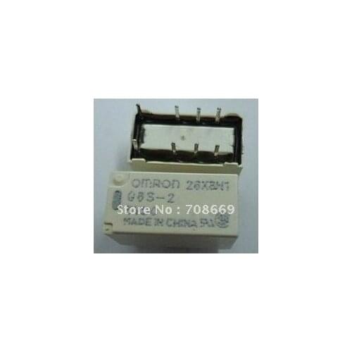 10pcs 8pins relay G6S-2 DC12V