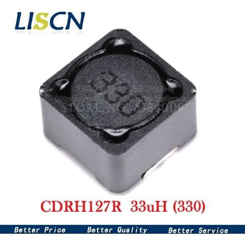 10PCS CD127 CDRH127R 12x12x7MM 33uH 330 Shielded Inductor SMD Inductors