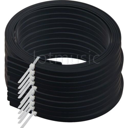 10 Pcs Guitar Binding Purfling Strips ABS Guitar Parts Accessories for Luthier Supplies 5 Feet 5mm 4mm 5 Color Available