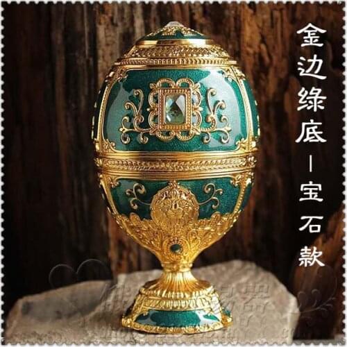 2020 TOP COOL ART # OFFICE home Club Hotel mansion TOP decorative art High grade Artificial Gemstone eggshell toothpick box