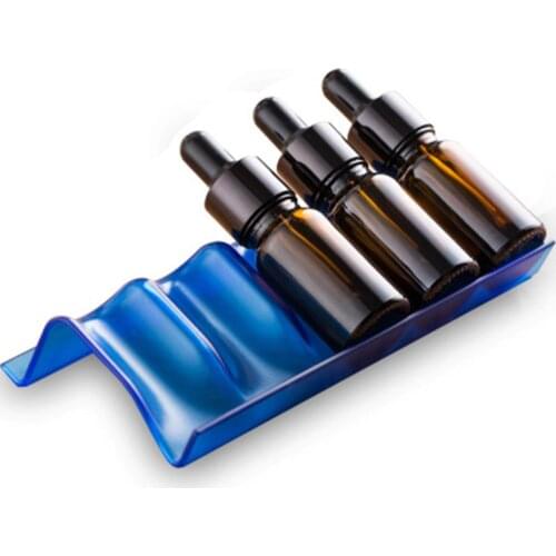 3 Pcs Essential Oil Ball Bottle Storage Rack Drawer Organizer Square Opener Corrosion-resistant Storage Rack Random Color