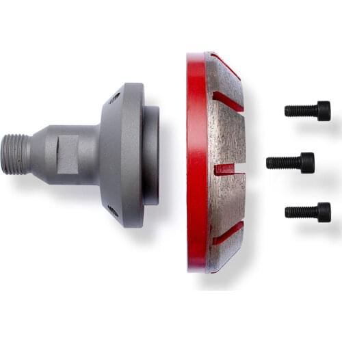 Diamond Grinding Wheels With 1/2 Gas Flange Adaptor CNC Router Bit Profiling Wheel Abrasive Grinding Tool