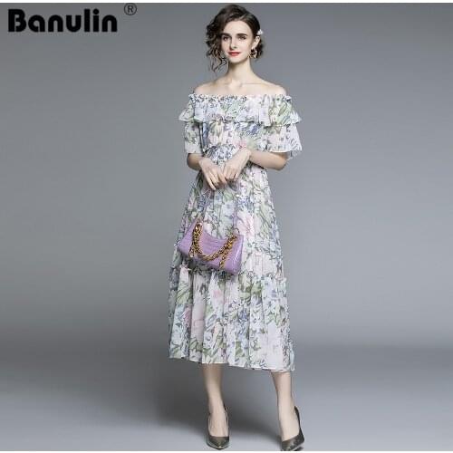 Banulin Summer Midi Dresses