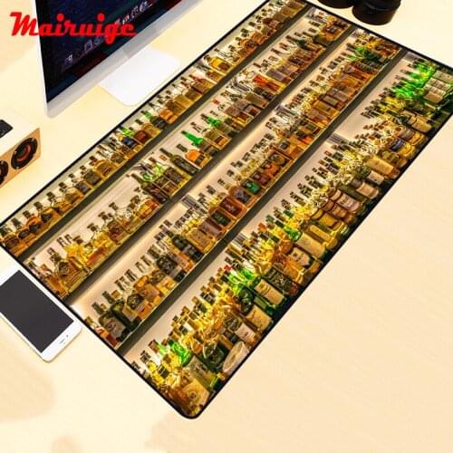 Wine Bottle Pictures Large Mouse Pad Room Decor Gamer PC Laptop Desk Mat Keyboard Gaming Accessories Art Mousepad Computer Pad