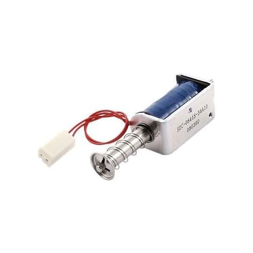 DC 34V 3.4A 600g/8mm Push Pull Actuator Magnet Solenoid Electromagnet XWJ