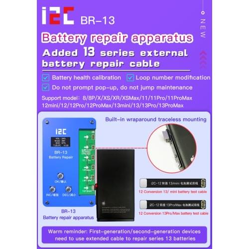 I2C Battery Repair Fix Non-Genuine Battery Warning Error for iPhone 11 11PROMAX Battery Data Copy Warning Pop Ups Corrector