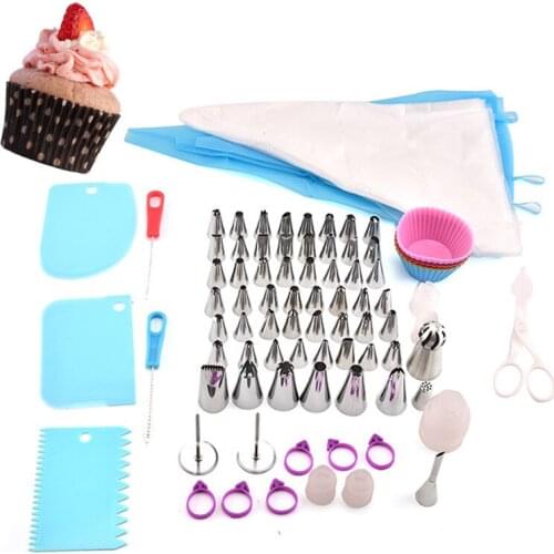 With Numbered 105-piece Decorating Mouth Set Boxed Cream Squeezing Mouth Baking Cake Tool