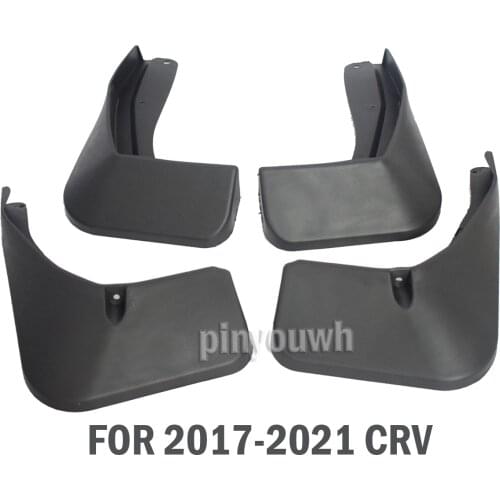 ReadyStock Car Automotive MudFlaps Fit For Honda CRV 2017-2021 Set Molded Splash Guards Front Rear Mud Flap Mudguards Fender YC