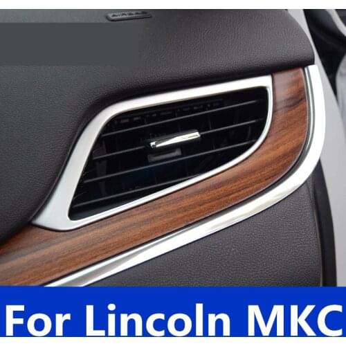 For Lincoln MKC Side outlet outlet cover decorative side vent sticker car vent cover Panel frame Dashboard Air outlet