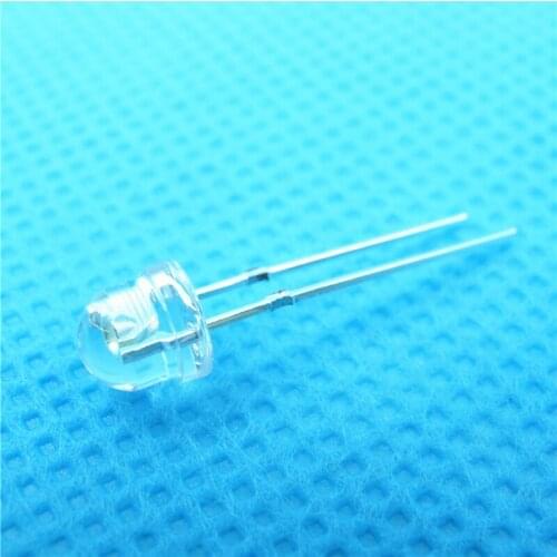 Led 1000pcs blue 5mm Straw Hat Wide Angle Led Lamp Light Bulb 5MM Emitting Diodes