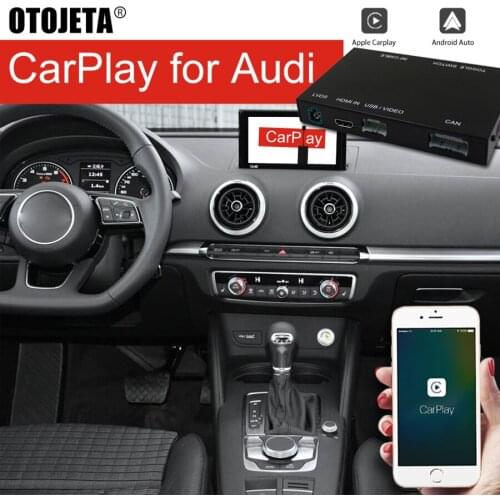 Car Upgrade Audio Video System Airplay Wireless Carplay Andriod Auto For AUDI A3 2013-2019 GPS map music interface Black