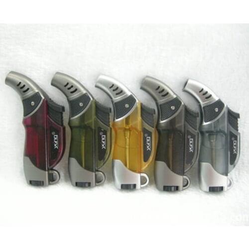 Outdoor BBQ Spray Gun Jet Butane Pipe Lighter Torch Turbo Lighter Gas Cigarette 1300 C Fire Windproof Cigar Lighter