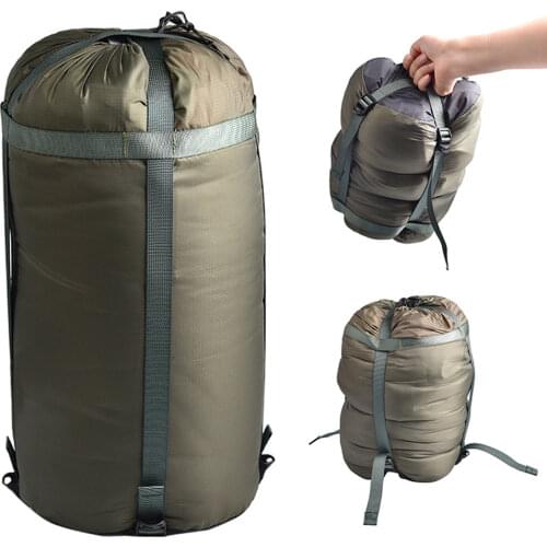 Hiking Hammock Storage Bags Outdoor Camping Sleeping Bag Compression Stuff Sack Travelling Easy Carrying Durable Parts