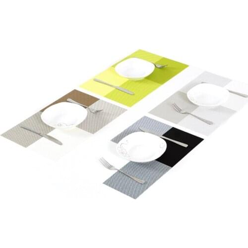 Multicolor Explosion Models European Version Of The High-end Fashion Party Anti-hot Anti-Friction Pvc Placemat Table Mat