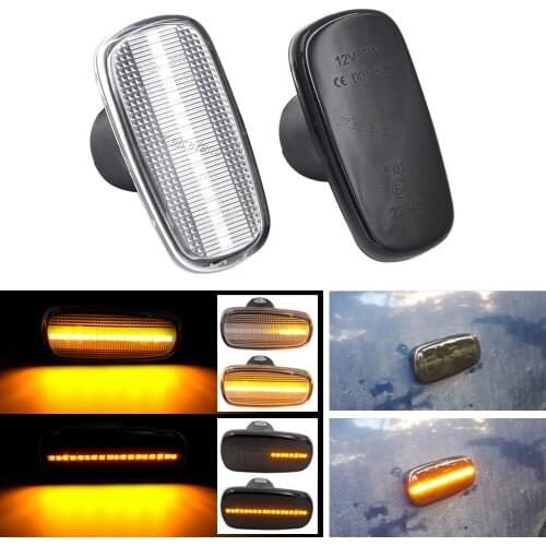 2xLED Side Marker Light For Lexus IS200 300 LS430 Scion xB Toyota Prius Kluger Wish Altezza Isis Land Cruiser Crown Comfort RAV4