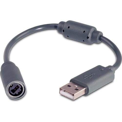USB Breakaway Cable Cord for Microsoft Xbox 360,PC Gamepad Controller Adapter
