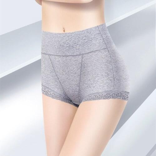 Women Sexy High Waist Lace Panties Ladies Fashion Cozy Cotton Lingerie Tempting Briefs Womens Underpant Intimates Underwear