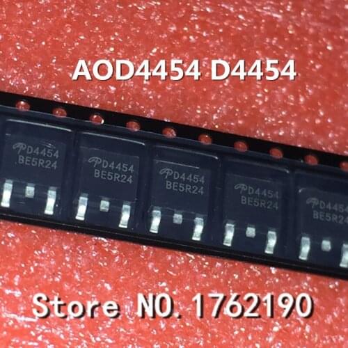 100PCS/LOT D4454 AOD4454 LCD power MOS transistor TO-252