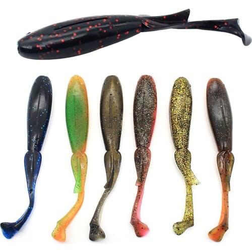 5-10pcs/lot Easy Shiner Soft Lures 8/12cm Baits Fishing Lure Leurre Shad 12 Colors Silicone Bait T Tail Wobblers Outdoor Sport