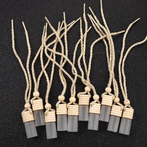 10pcs/lot 5ml Car Perfume Bottle for Essential Oils Air Freshener Auto Ornament Car-styling Perfume Pendant Hot Car Accessories