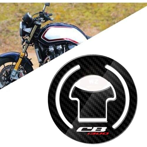 CB 1300 X4 Tank Cap Cover Pad Motorcycle sticker Fuel Gas Cap Protector Decals Case for HONDA CB1300 X4 1998-2003 3D Carbon-look
