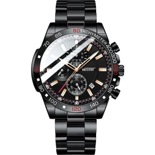 Mens Watches Luxury Watch for Men Waterproof Chronograph Quartz Military Watch Belushi MenS Sports Watch Male 2021 Relojes