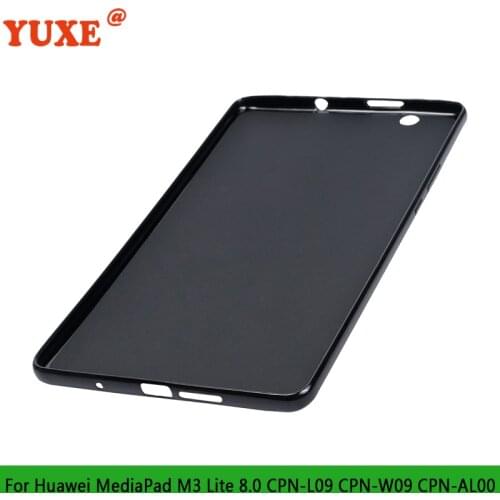 Tablet Case For Huawei MediaPad M3 Lite 8.0 inch CPN-L09 CPN-W09 AL00 Funda Back TPU Silicone Anti-Drop Cover for M3lite 8.0"