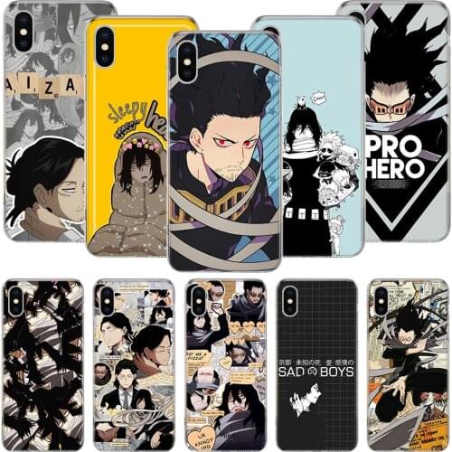 My Hero Academia Aizawa Shouta Phone Case For iPhone 11 12 Pro XS XR X Max 7 8 6 6S Plus Mini + 5 SE Pattern Customized Coque Co