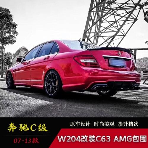 Crazy2021 Fit For W204c180c260c200 07-13 Benz Refit C63amg Large Enclosure Middle Net Cover